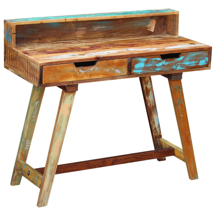 vidaXL Desk Solid Reclaimed Wood