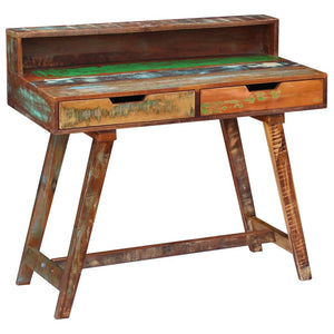 vidaXL Desk Solid Reclaimed Wood