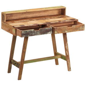 vidaXL Desk Solid Reclaimed Wood