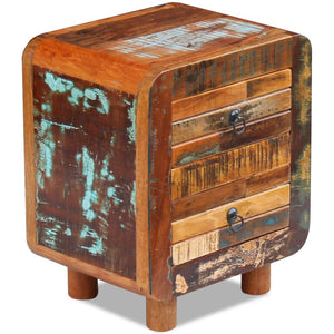 vidaXL Night Cabinet Solid Reclaimed Wood 43x33x51 cm