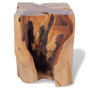 vidaXL Stool Solid Teak Wood