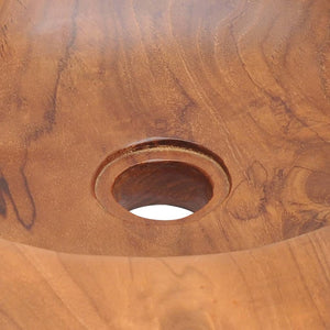 vidaXL Basin Solid Teak 45 cm