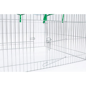 @Pet Outdoor Pet Enclosure Castle 144x112x60 cm Metal