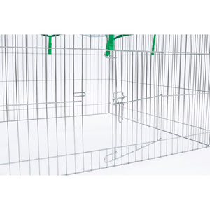 @Pet Outdoor Pet Enclosure Complete 116x116x65 cm Metal