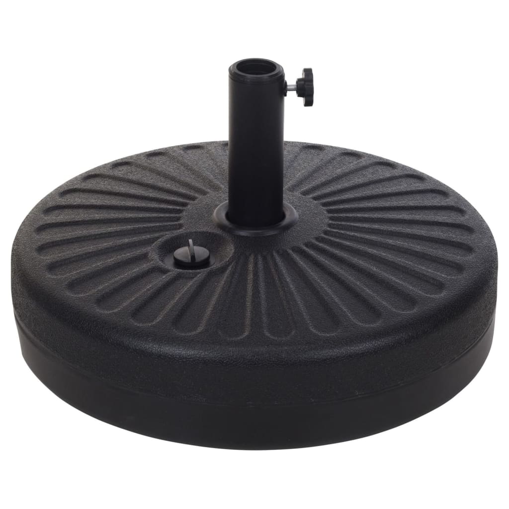 ProGarden Parasol Base 22 Litre 51 cm Black