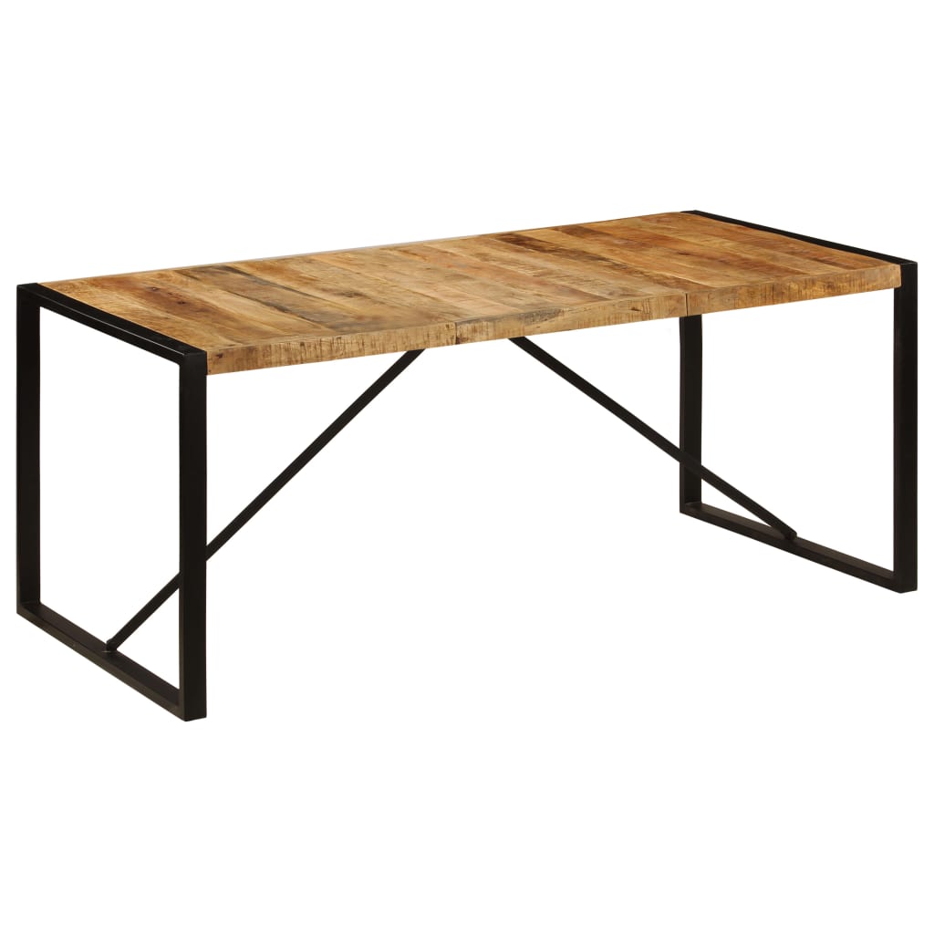 vidaXL Dining Table 180x90x75 cm Solid Mango Wood