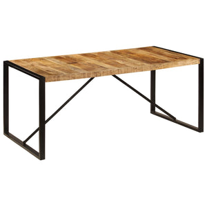 vidaXL Dining Table 180x90x75 cm Solid Mango Wood