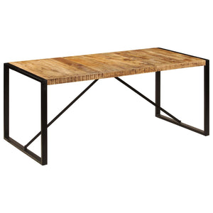 vidaXL Dining Table 180x90x75 cm Solid Mango Wood