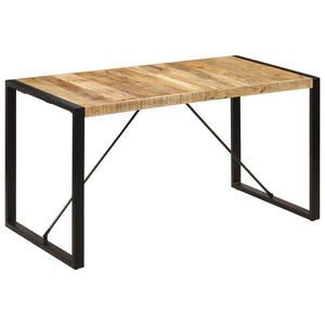 vidaXL Dining Table 140x70x75 cm Solid Mango Wood