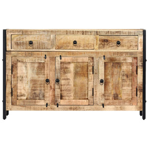 vidaXL Sideboard 120x35x76 cm Solid Mango Wood