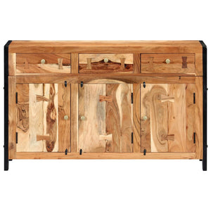 vidaXL Sideboard 120x35x75 cm Solid Acacia Wood