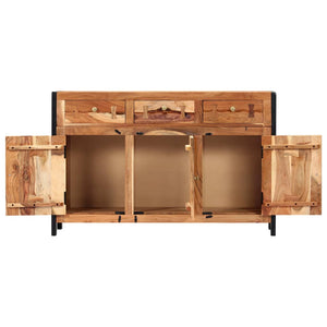 vidaXL Sideboard 120x35x75 cm Solid Acacia Wood