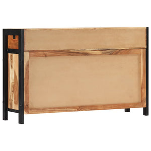 vidaXL Sideboard 120x35x75 cm Solid Acacia Wood