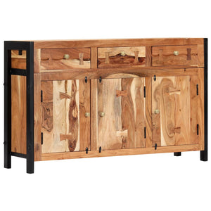 vidaXL Sideboard 120x35x75 cm Solid Acacia Wood