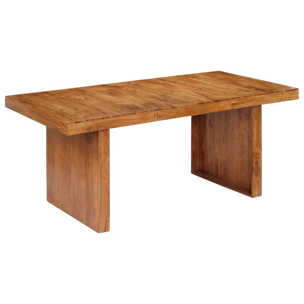 vidaXL Dining Table 180x90x75 cm Solid Acacia Wood