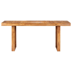 vidaXL Dining Table 180x90x75 cm Solid Acacia Wood