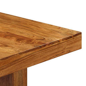 vidaXL Dining Table 180x90x75 cm Solid Acacia Wood