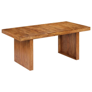 vidaXL Dining Table 180x90x75 cm Solid Acacia Wood