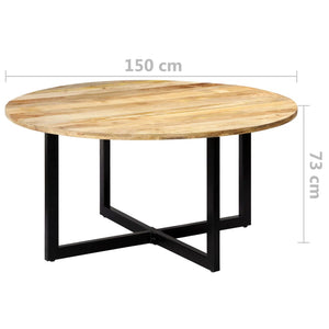 vidaXL Dining Table 150x73 cm Solid Mango Wood