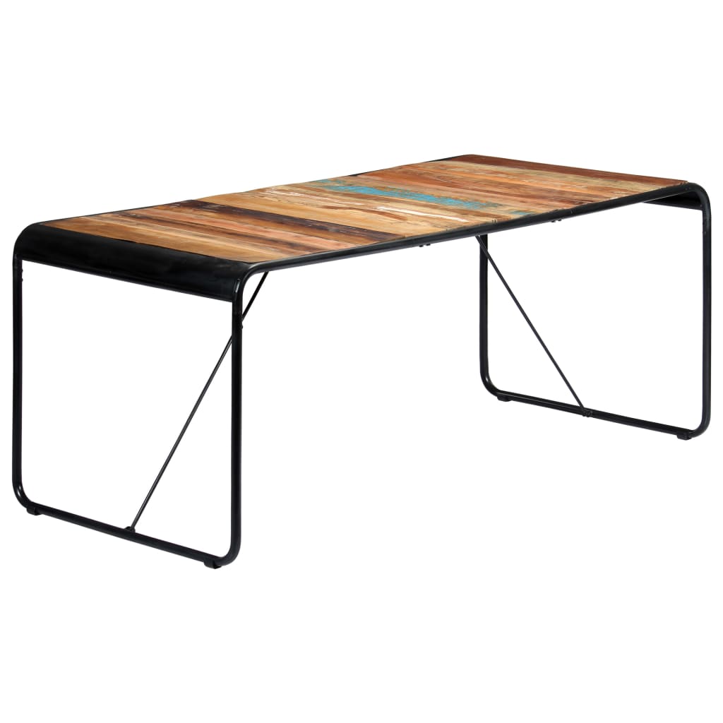 vidaXL Dining Table 180x90x76 cm Solid Reclaimed Wood