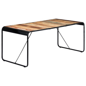 vidaXL Dining Table 180x90x76 cm Solid Reclaimed Wood