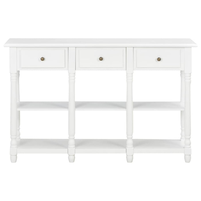 vidaXL Console Table White 120x30x76 cm MDF