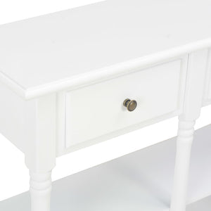 vidaXL Console Table White 120x30x76 cm MDF