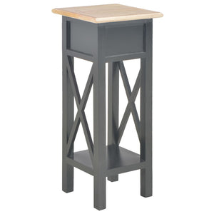 vidaXL Side Table Black 27x27x65.5 cm Wood