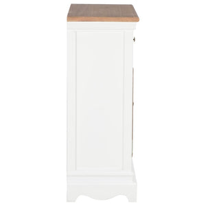 vidaXL Sideboard White 60x30x80 cm Solid Wood