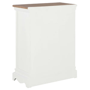 vidaXL Sideboard White 60x30x80 cm Solid Wood