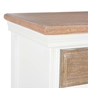 vidaXL Sideboard White 60x30x80 cm Solid Wood