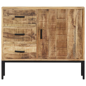 vidaXL Sideboard 88x30x71 cm Solid Mango Wood