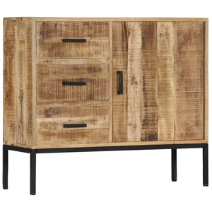 vidaXL Sideboard 88x30x71 cm Solid Mango Wood