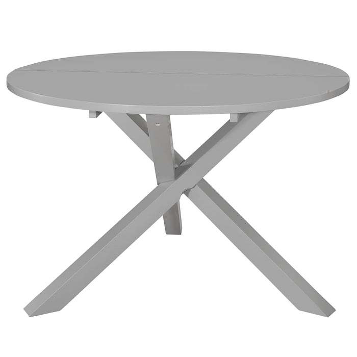 vidaXL Dining Table Grey 120x75 cm MDF