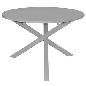 vidaXL Dining Table Grey 120x75 cm MDF