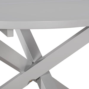 vidaXL Dining Table Grey 120x75 cm MDF