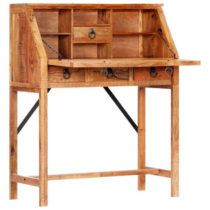 vidaXL Writing Desk 90x40x107cm Solid Acacia Wood