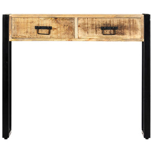 vidaXL Console Table 90x30x75 cm Solid Mango Wood