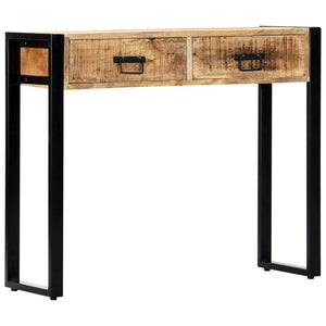 vidaXL Console Table 90x30x75 cm Solid Mango Wood