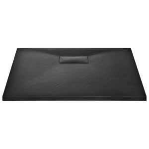 vidaXL Shower Base Tray SMC Black 90x80 cm