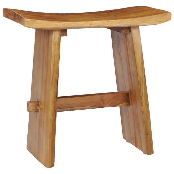 vidaXL Stool Solid Teak Wood