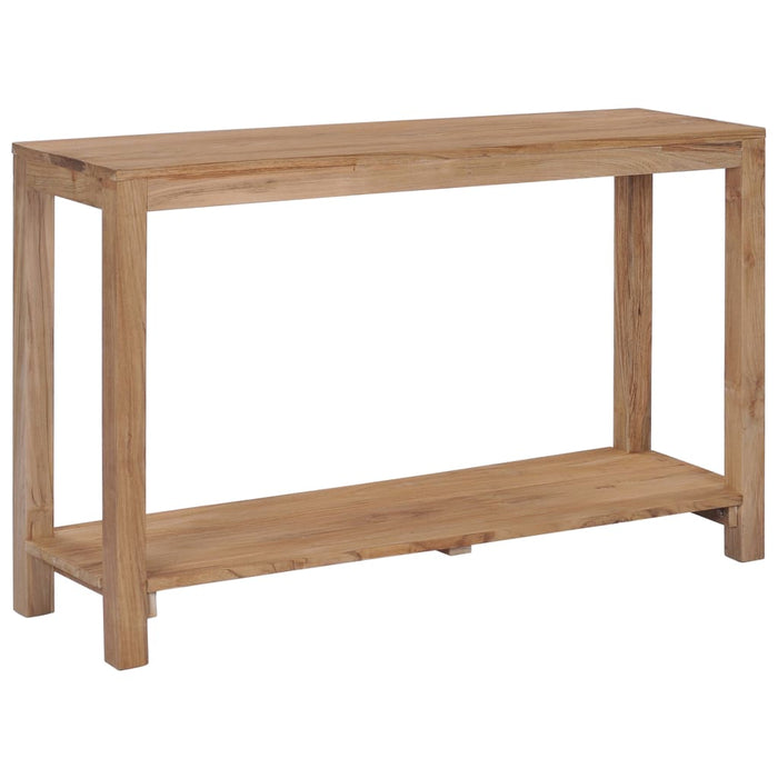 vidaXL Console Table 120x35x75 cm Solid Teak Wood