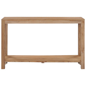 vidaXL Console Table 120x35x75 cm Solid Teak Wood