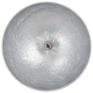 vidaXL Pendant Lamp White and Silver Ø50 cm E27