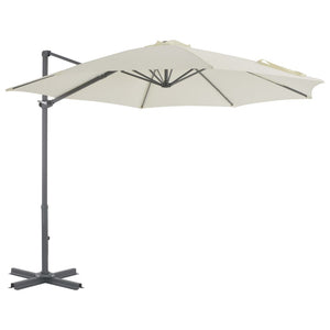 vidaXL Garden Parasol with Portable Base Sand