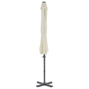 vidaXL Garden Parasol with Portable Base Sand