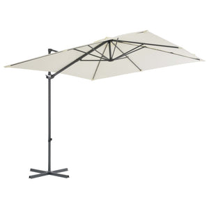 vidaXL Outdoor Umbrella with Portable Base Sand