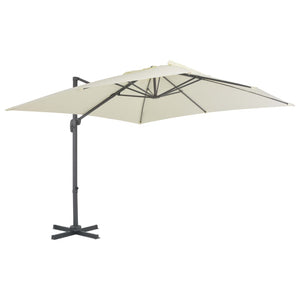 vidaXL Garden Parasol with Portable Base Sand