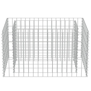 vidaXL Gabion Raised Bed Galvanised Steel 90x50x50 cm