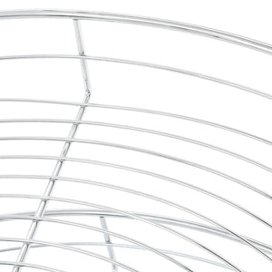 vidaXL 2-Tier Kitchen Wire Basket Silver 270 Degree 71x71x80 cm